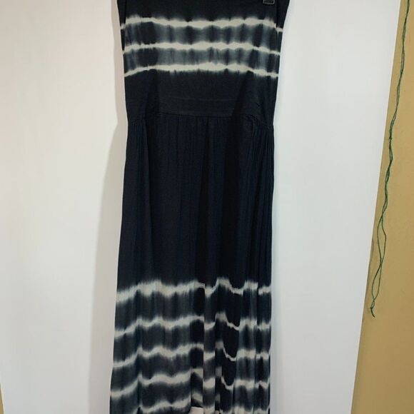 RaVirga Strapless Tie Dye Midi Dress - Picture 5 of 7